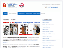 Tablet Screenshot of fabbro-torino.net